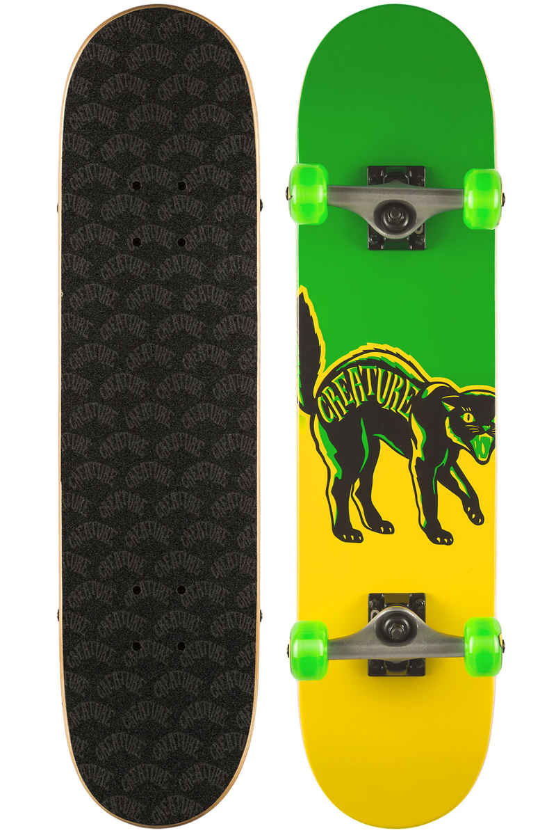 Creature Black Cat Mini 7.25" Tavola completa (green yellow)