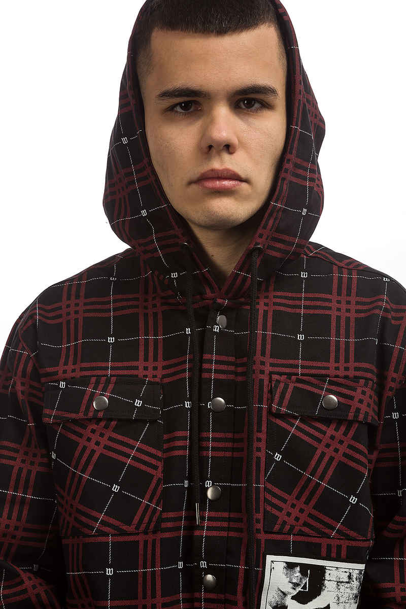 Wasted Paris Tartan Veste (black red)