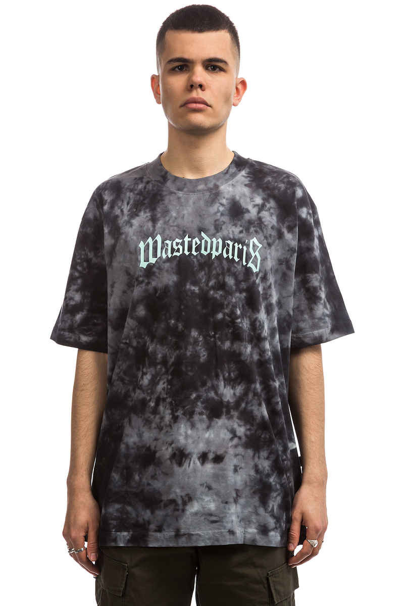 Wasted Paris Marble Dye T-Shirt (black bridge)