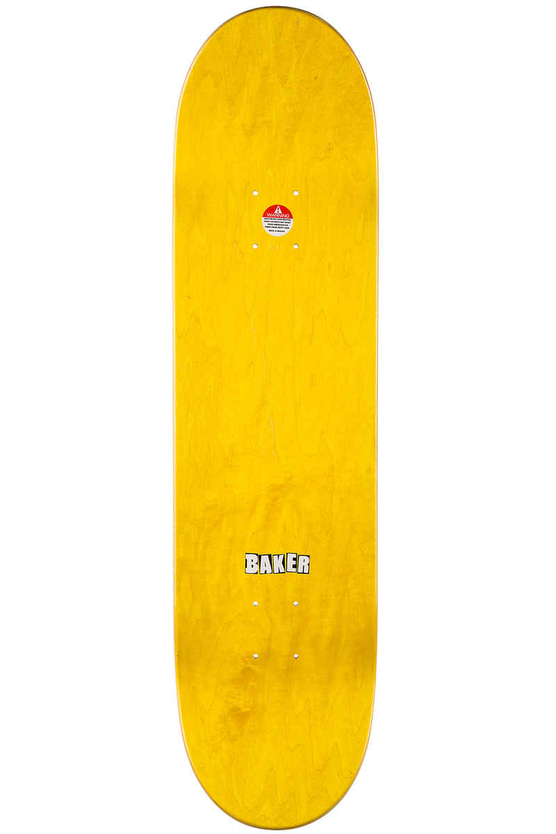 Baker Herman Brand Name Punch Out 8.25" Planche Skate (yellow)