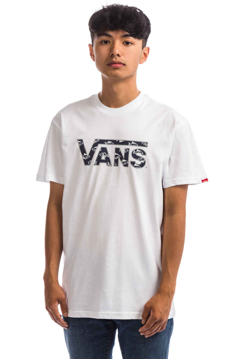 Vans Classic Logo T-Shirt (white dress)
