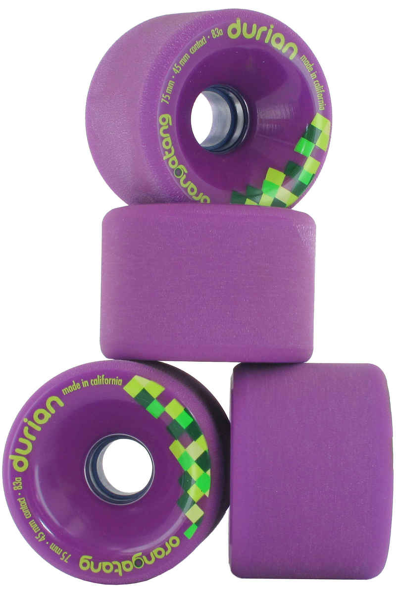 Orangatang Durian Wheels (purple) 83A 4 Pack 75mm