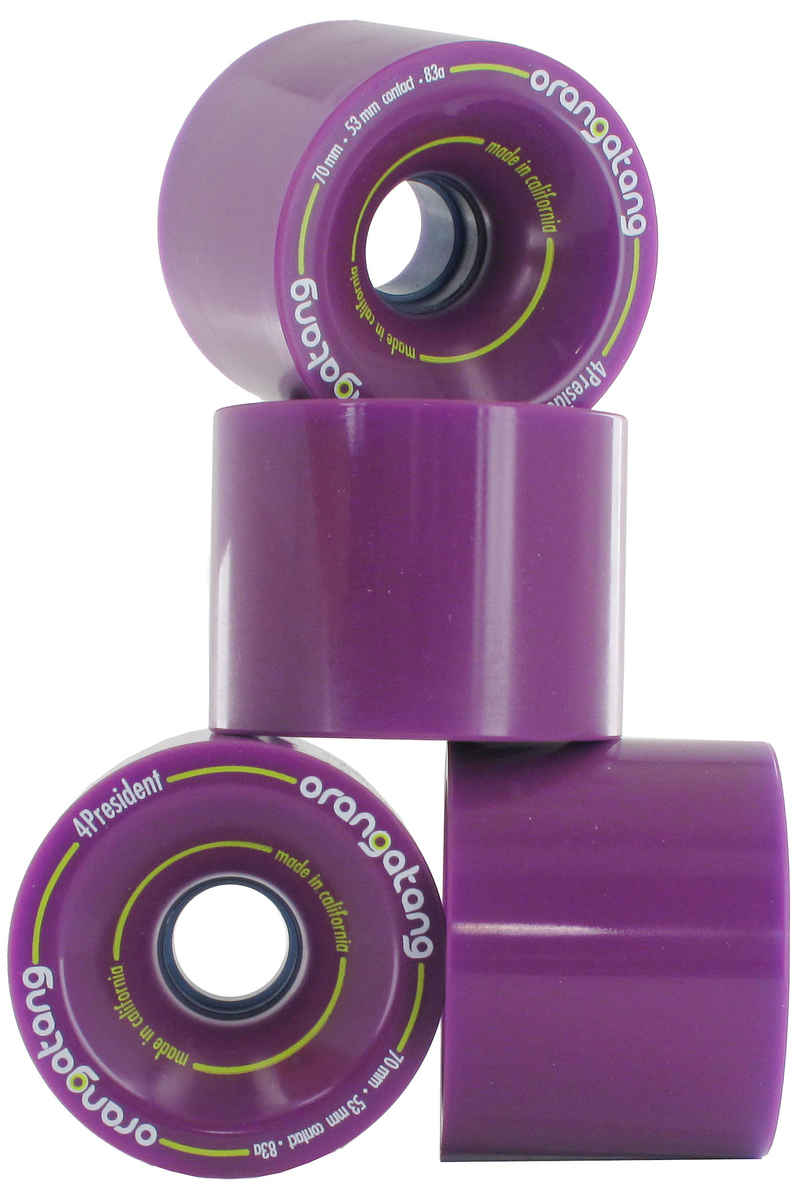 Orangatang 4President Ruote (purple) 83A pacco da 4 70mm