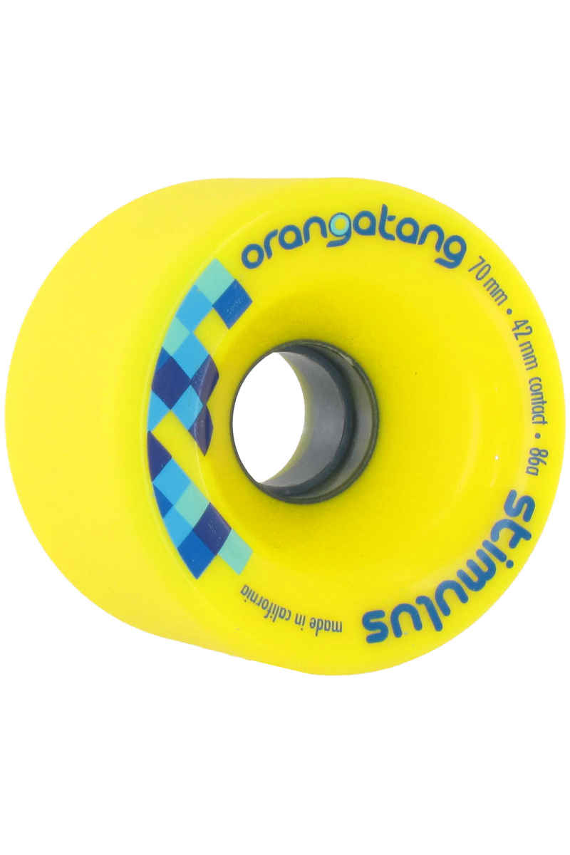 Orangatang Stimulus 70mm 86A Wheels (yellow) 4 Pack
