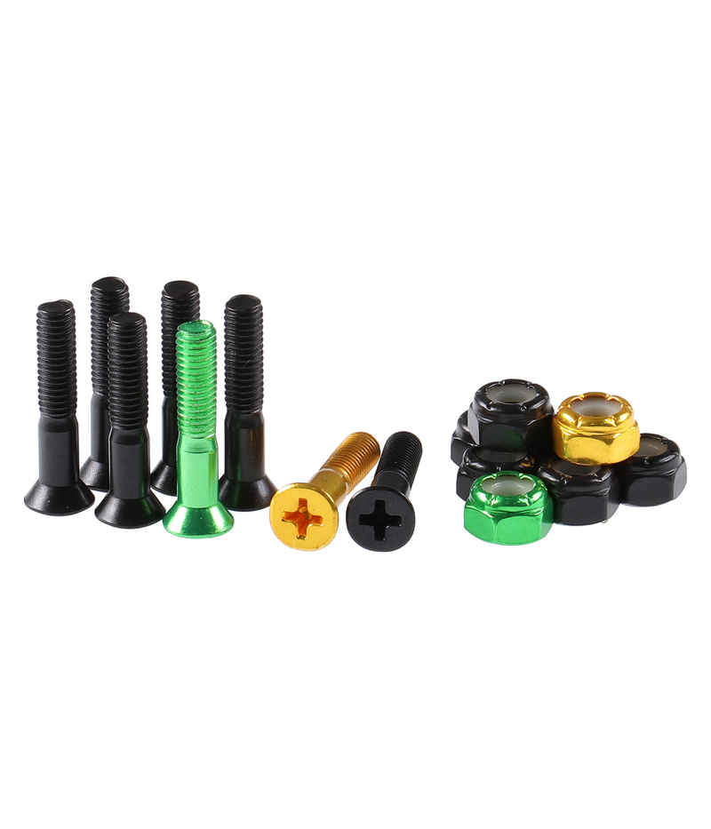 Shake Junt Bag-O-Bolts 1" Montageset (multi) Senkkopf Kreuzschlitz