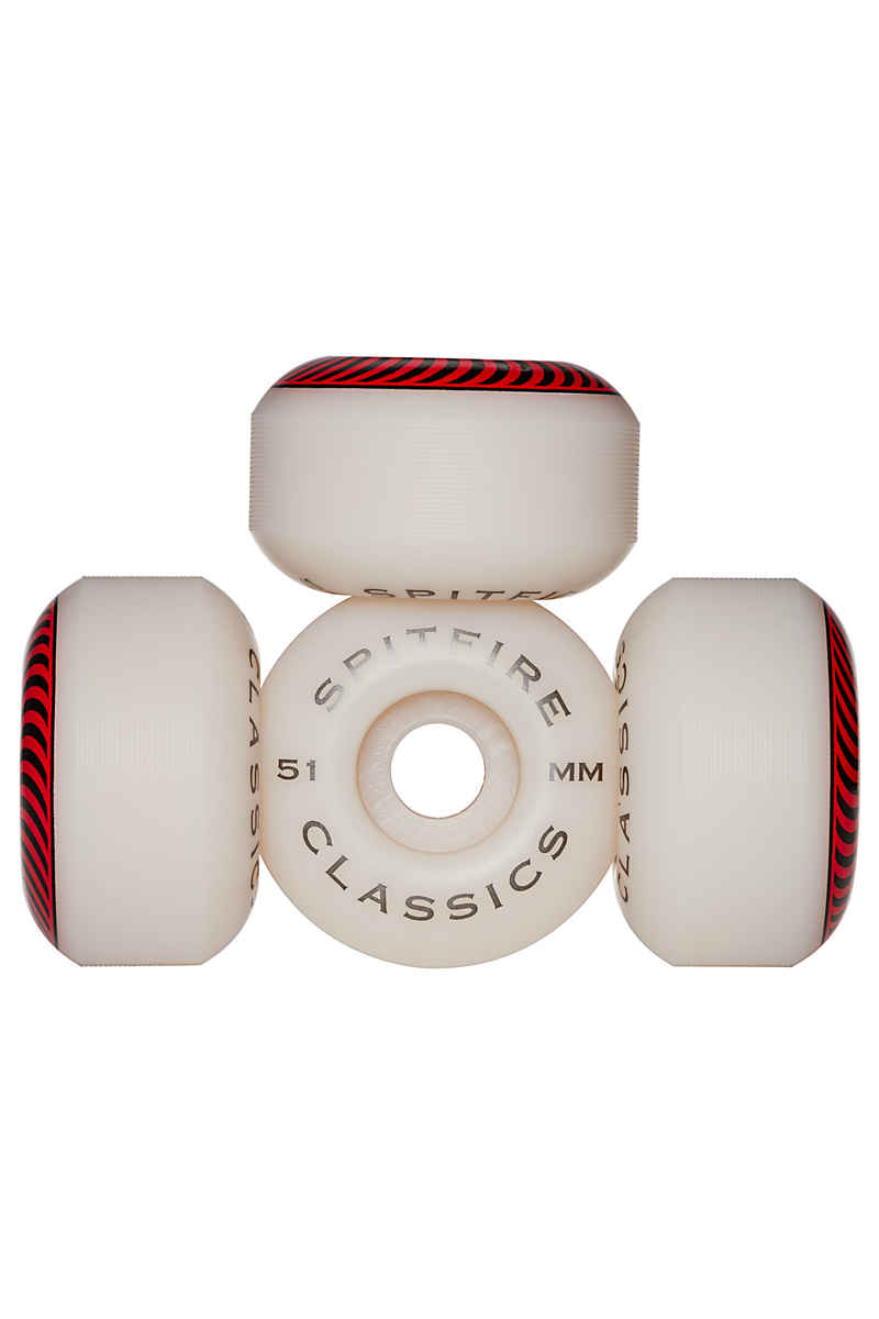 Spitfire Classic Ruote (white) 51mm 99A pacco da 4