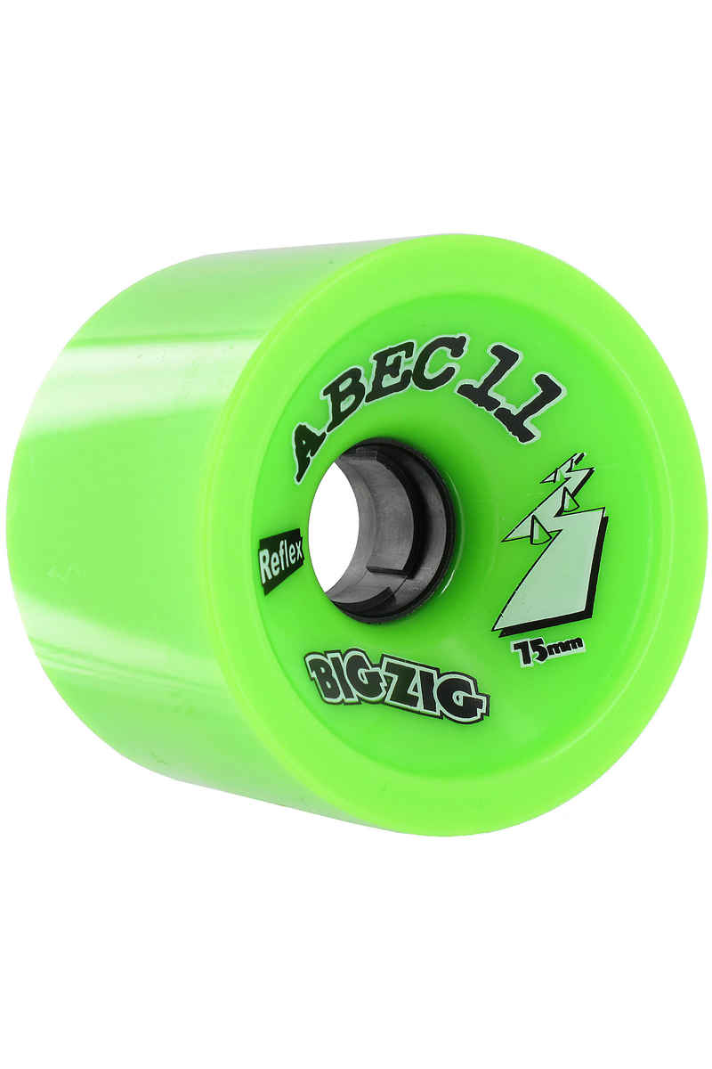 ABEC 11 Retro Big Zigs Wheels (lime) 4 Pack 75mm 80A