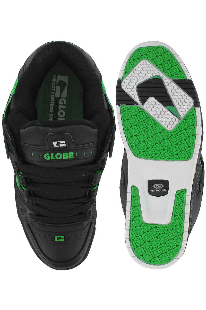 Globe Sabre Chaussure (black moto green)