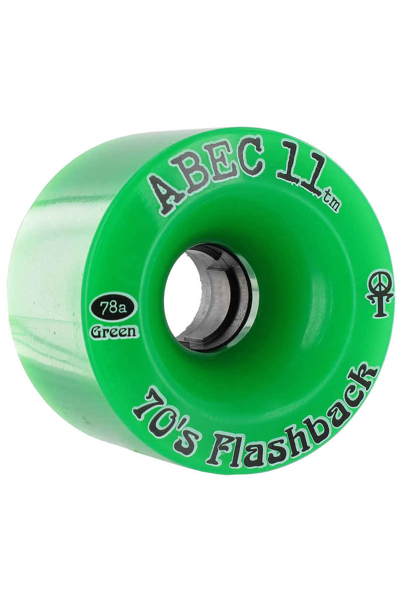 ABEC 11 Flashbacks 70mm 78A Rollen (green) 4er Pack