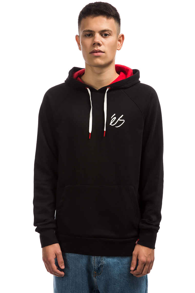 éS Script Hoodie (black white)