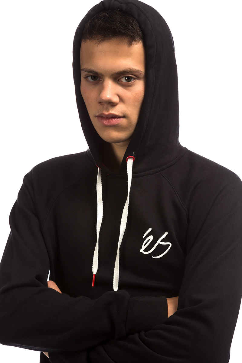 éS Script Hoodie (black white)