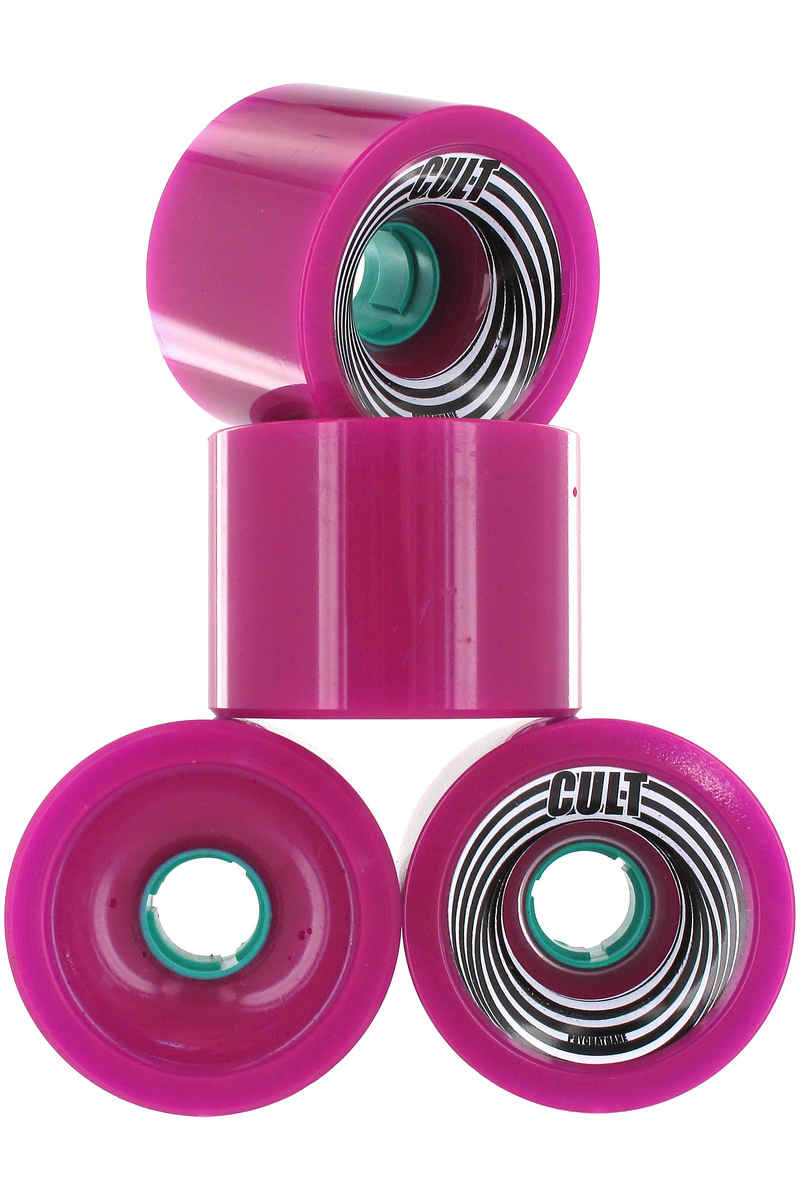 Cult Traction Beams Wheels (purple) 4 Pack 72mm 77A