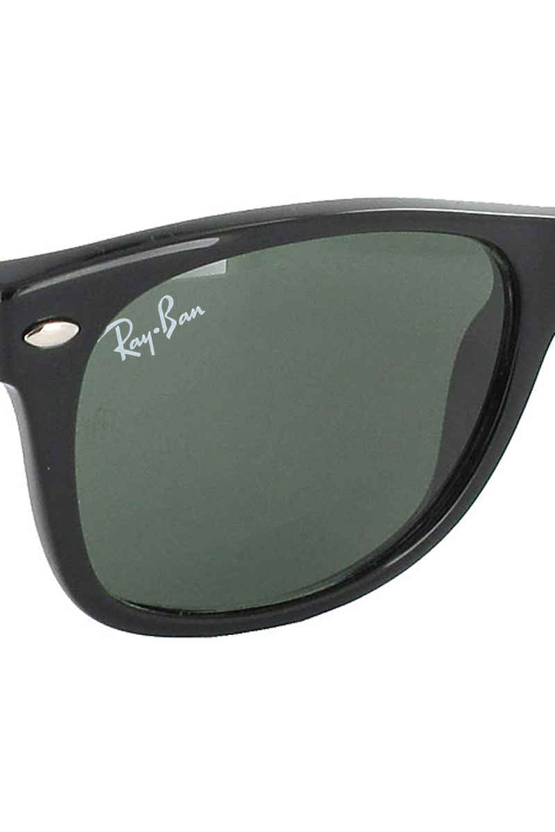 Ray-Ban New Wayfarer Lunettes de soleil 55mm (black rubber green)