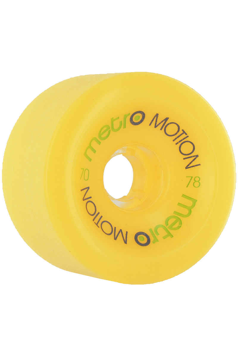 Metro Wheels Motion 70mm 78A Rollen (yellow) 4er Pack