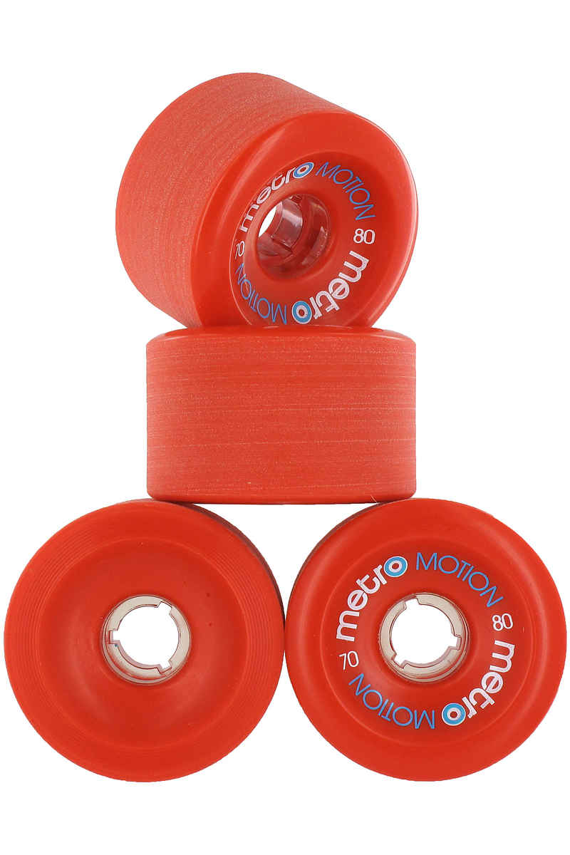 Metro Wheels Motion 70mm 80A Roue (red) 4 Pack