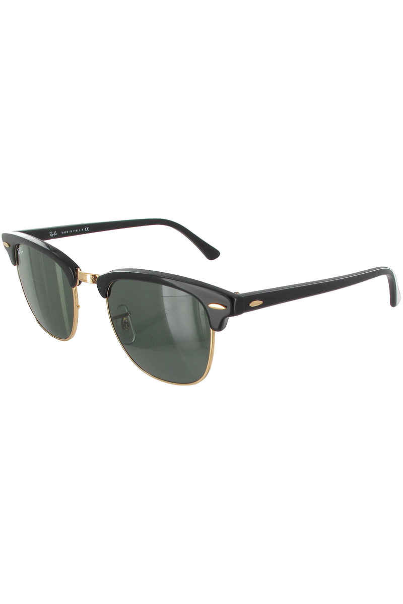 Ray-Ban Clubmaster Occhiali da sole 51mm (ebony arista green)