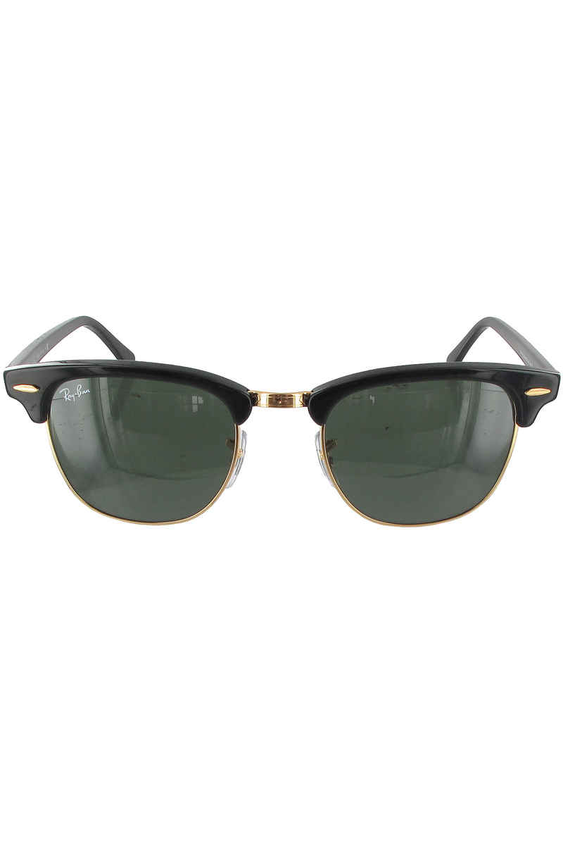 Ray-Ban Clubmaster Occhiali da sole 51mm (ebony arista green)