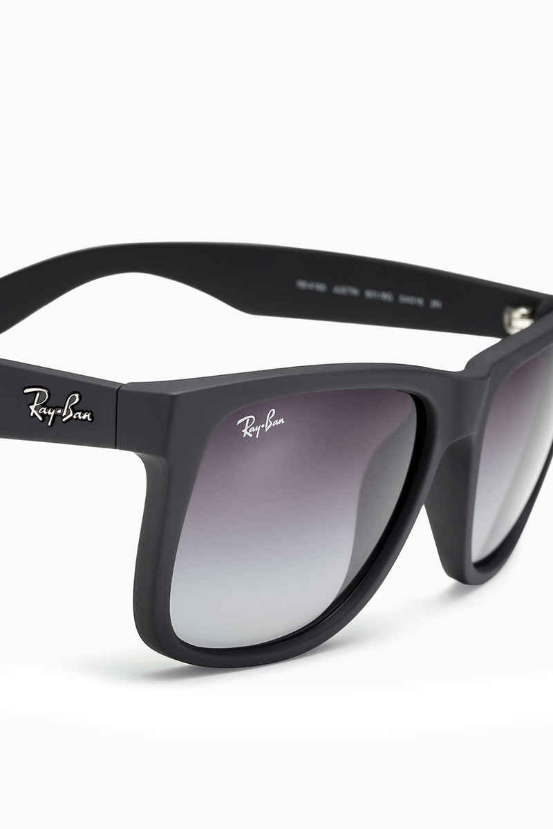 Ray-Ban Justin Sunglasses 55mm (rubber black grey gradient)