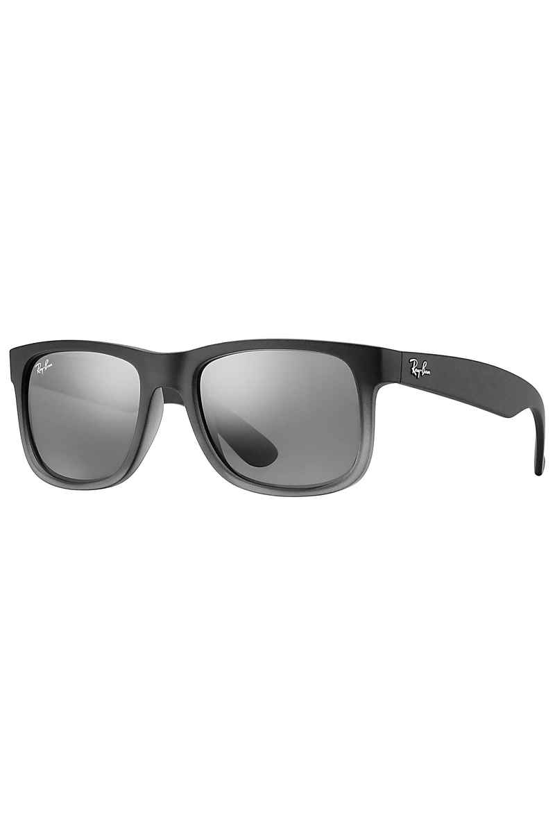 Ray-Ban Justin Sunglasses 55mm (rubber grey silver mirror)
