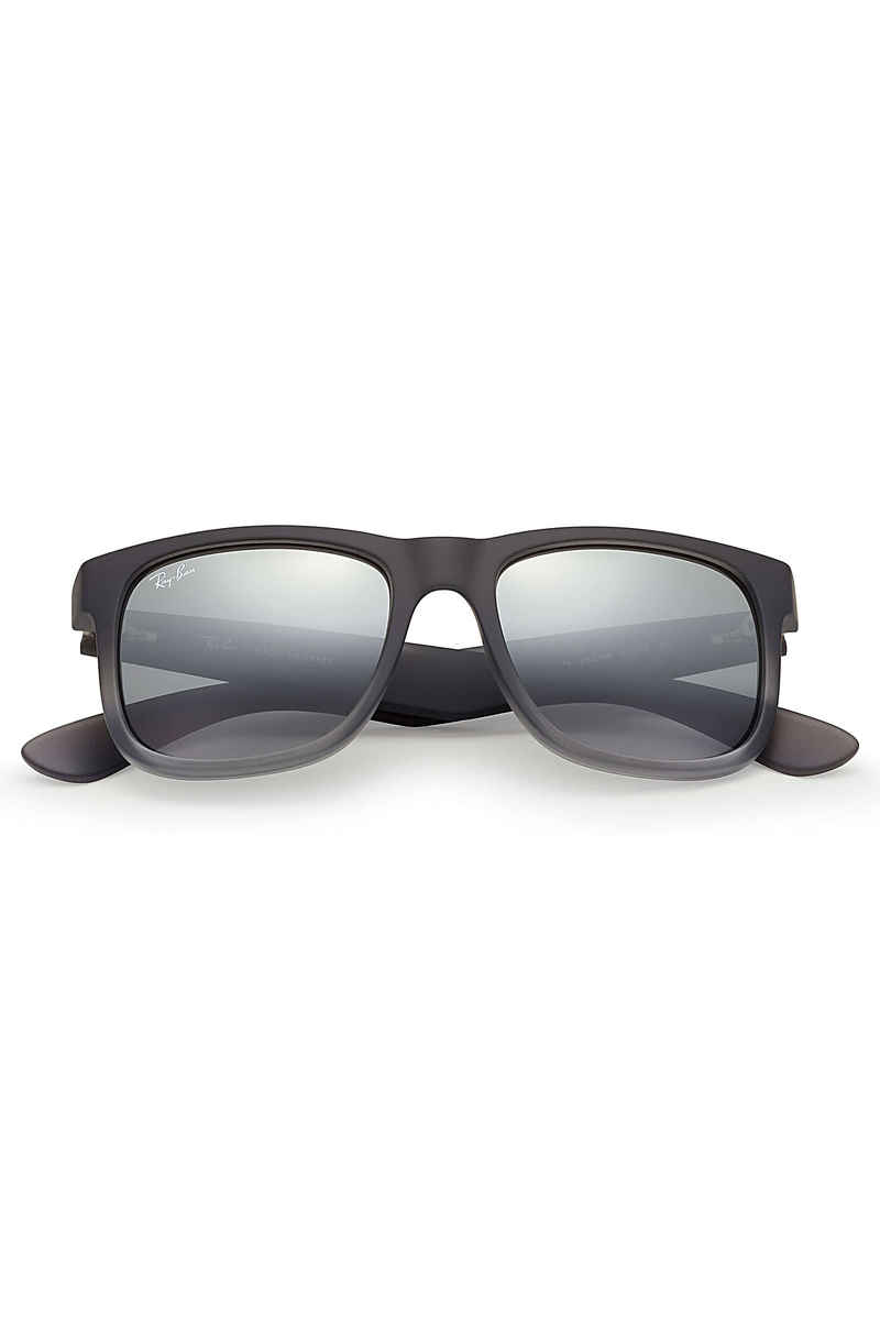 Ray-Ban Justin Sunglasses 55mm (rubber grey silver mirror)