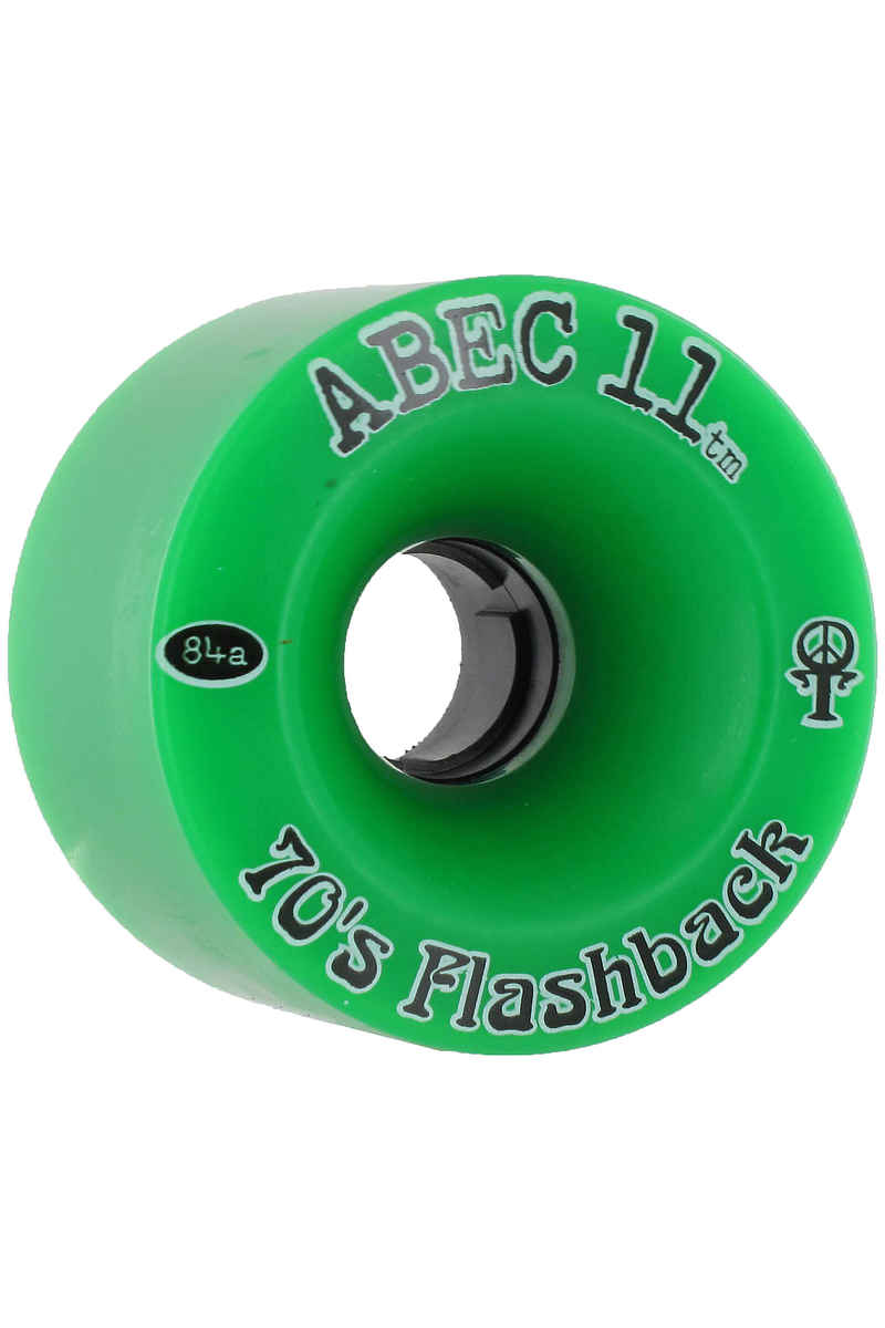 ABEC 11 Flashbacks 70mm 84A Roue (green) 4 Pack