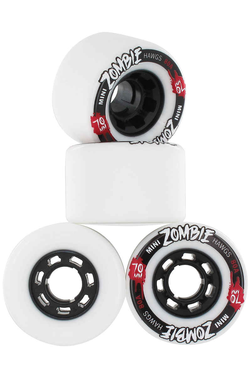 Hawgs Mini Zombies 70mm 80a Rollen 4er Pack 2013 (white) 70mm 80A