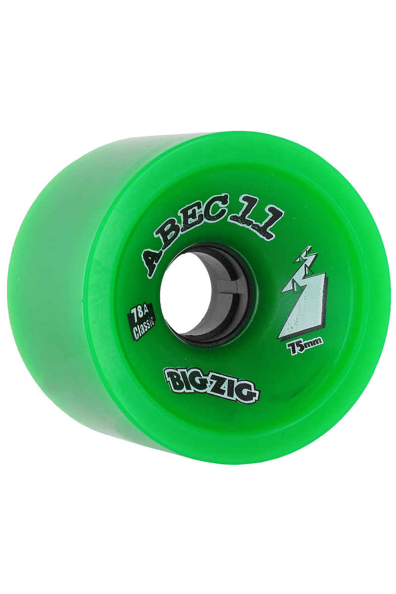 ABEC 11 Big Zigs Classic 75mm 78a Roue (green) 4 Pack