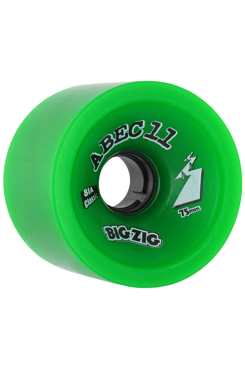 ABEC 11 Big Zigs Classic 75mm 81A Roue (green) 4 Pack