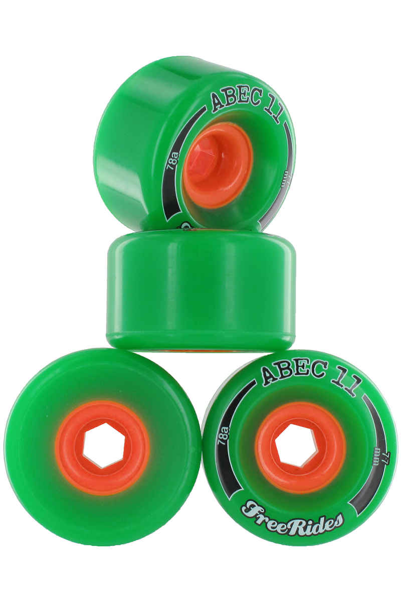 ABEC 11 Classic Freeride 77mm 78A Ruote pacco da 4
