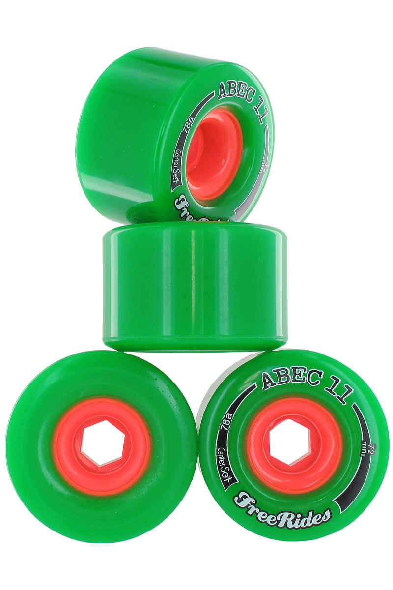 ABEC 11 Centerset Freeride 72mm 78A Ruote pacco da 4