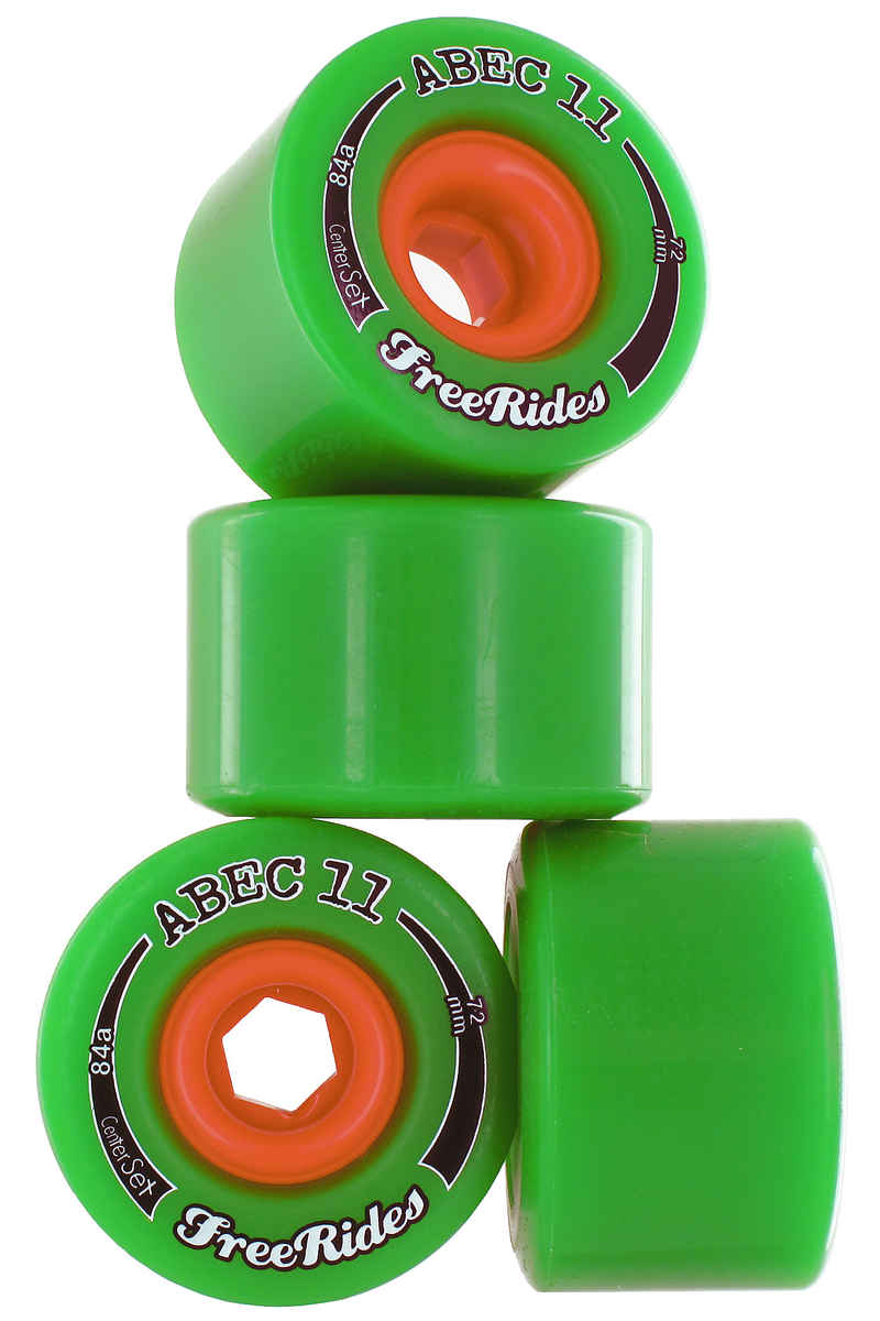 ABEC 11 Centerset Freeride 72mm 84A Ruote pacco da 4