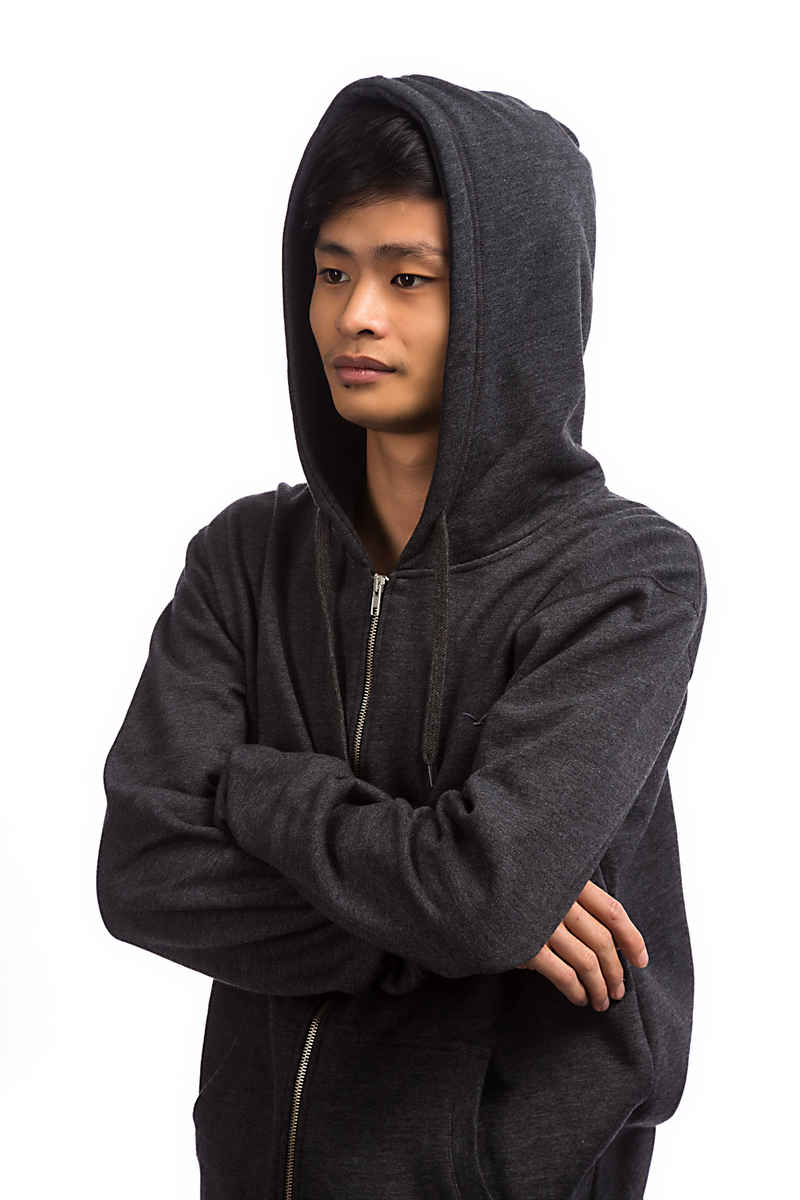 Cleptomanicx Ligull 2 Sudadera con cremallera (heather black)