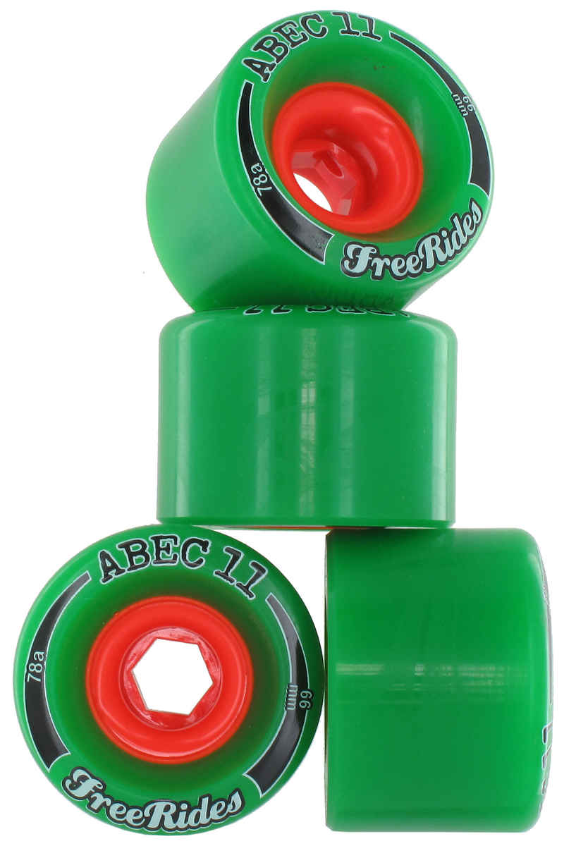 ABEC 11 Classic Freeride Ruote pacco da 4 66mm 78A
