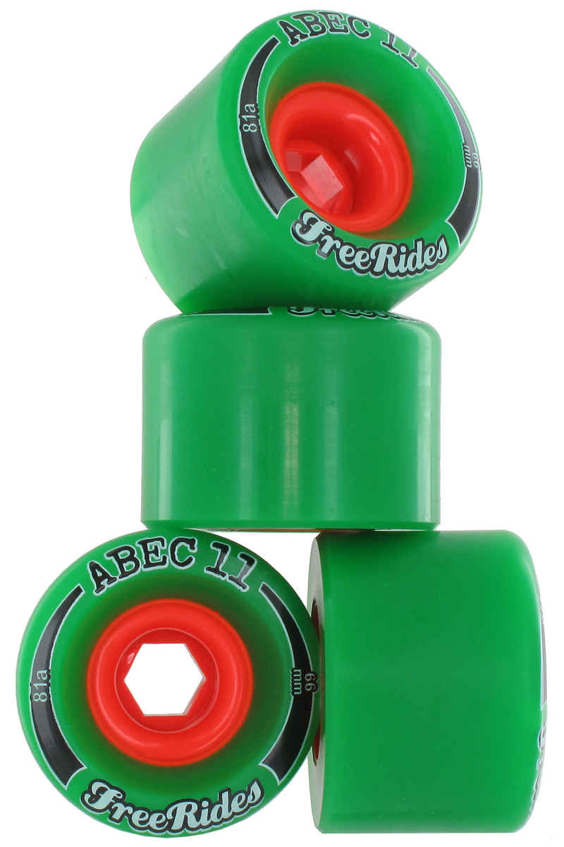 ABEC 11 Classic Freeride 66mm 81A Ruote pacco da 4