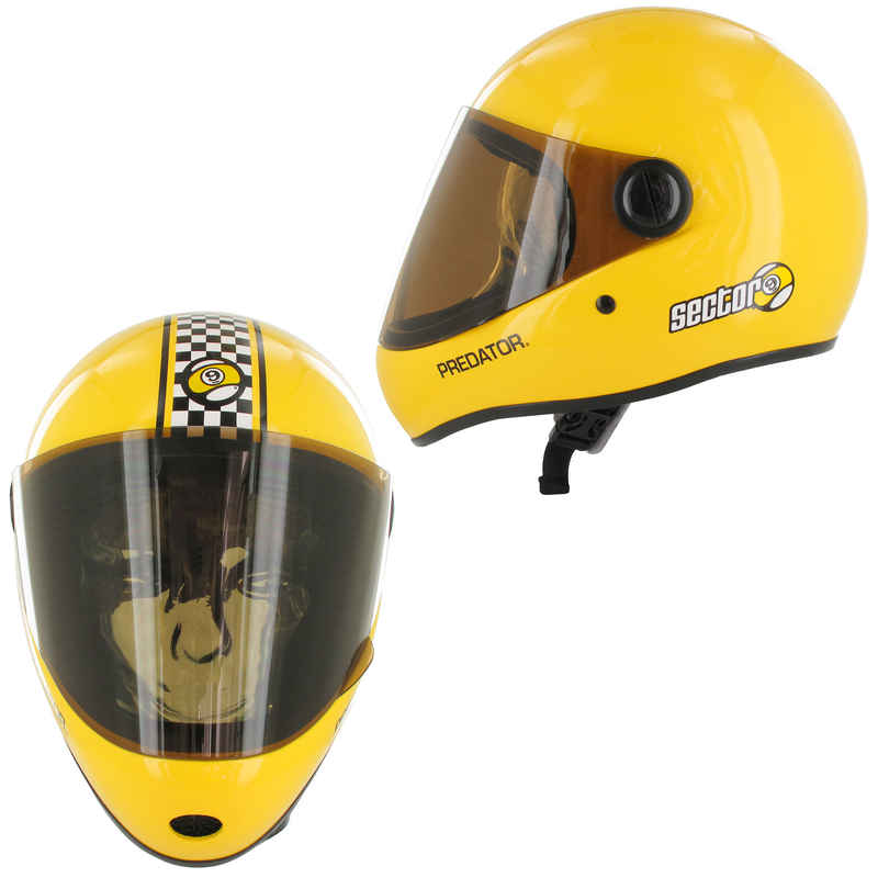 Sector 9 Predator Downhill Casque (yellow)