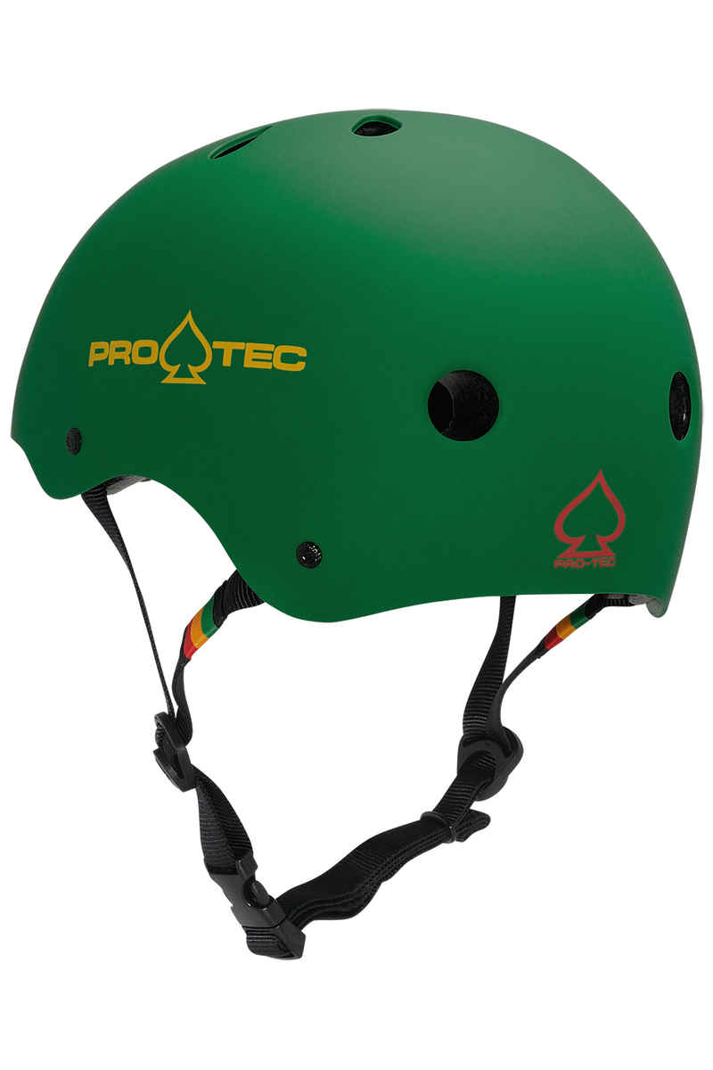 PRO-TEC The Classic Helm (matte rasta green)