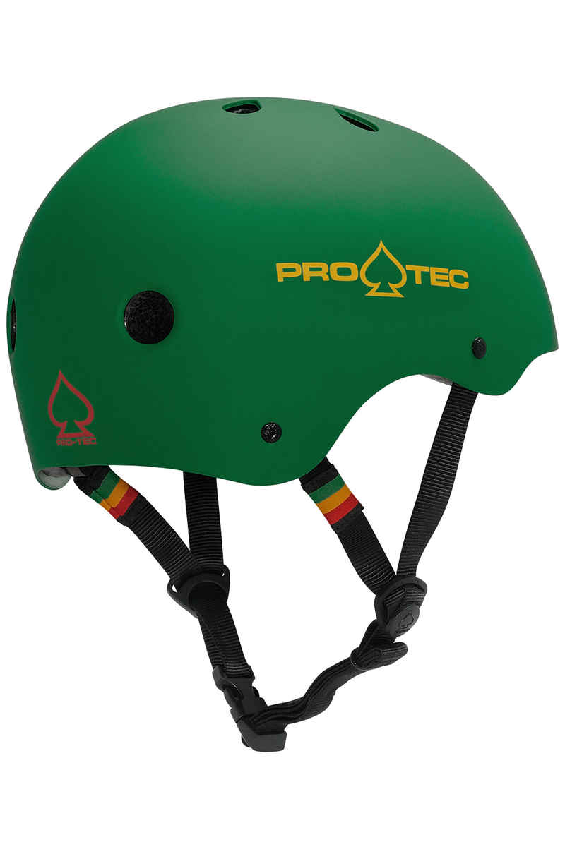 PRO-TEC The Classic Helm (matte rasta green)