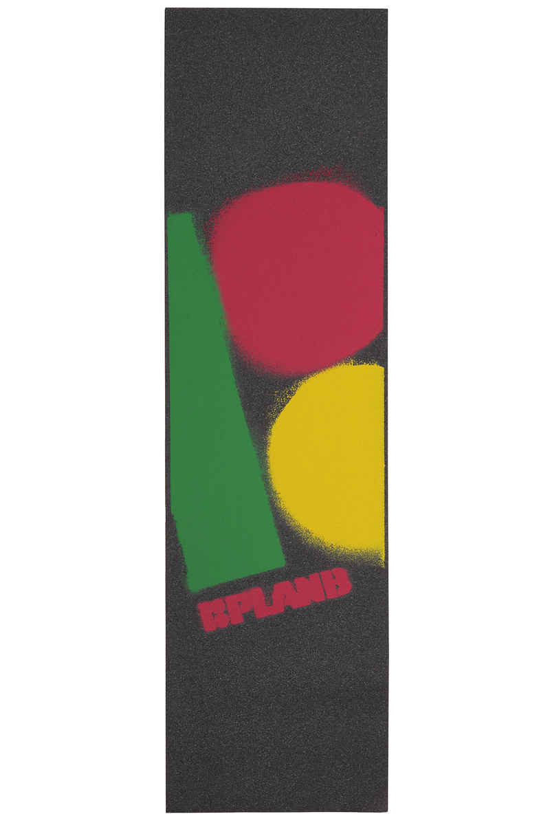 Plan B Stencil Grip Skate (rasta)