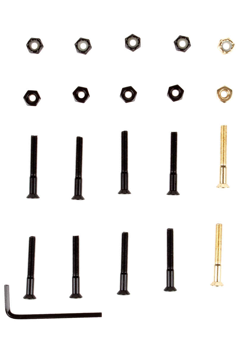 SK8DLX Premium Bolts 1 1/2" Kit di montaggio Testa svasata Esagono cavo