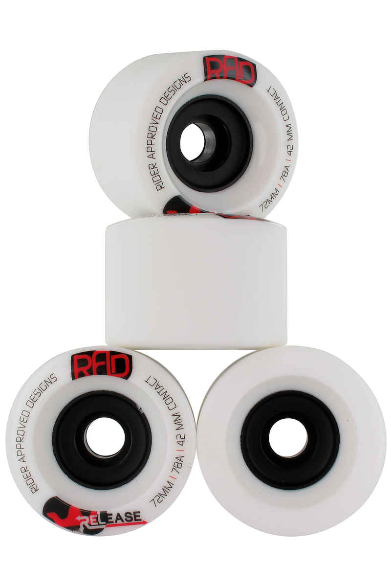 R.A.D. Release 72mm 78A Roue (white) 4 Pack