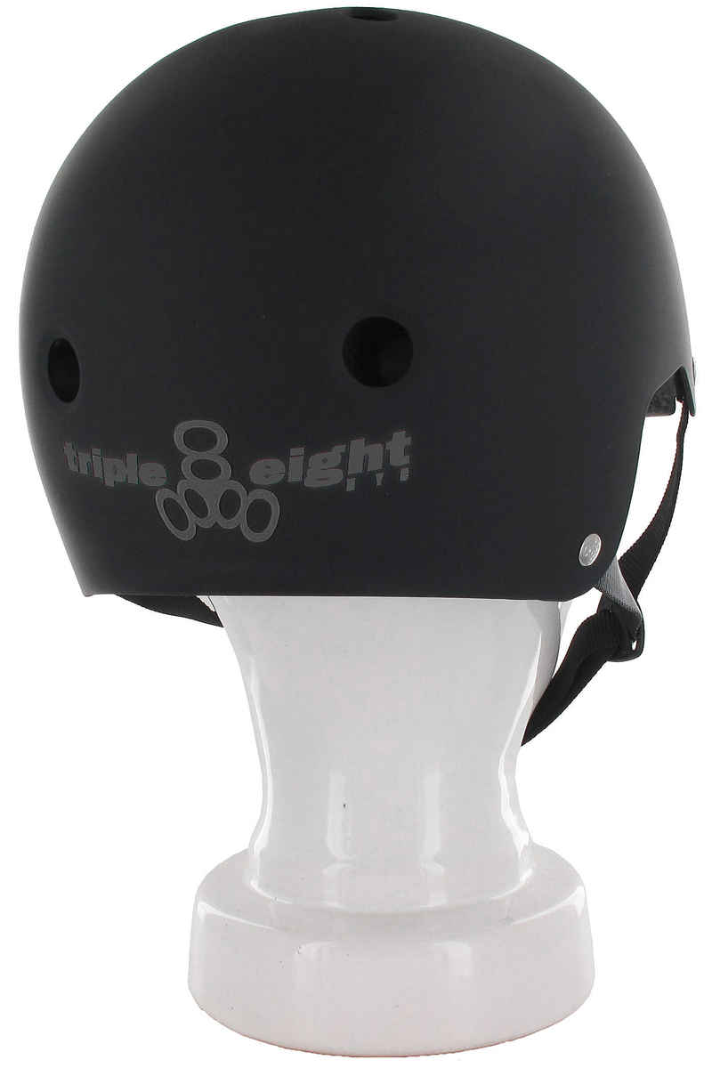 Triple Eight Brainsaver Helm (all black rubber)