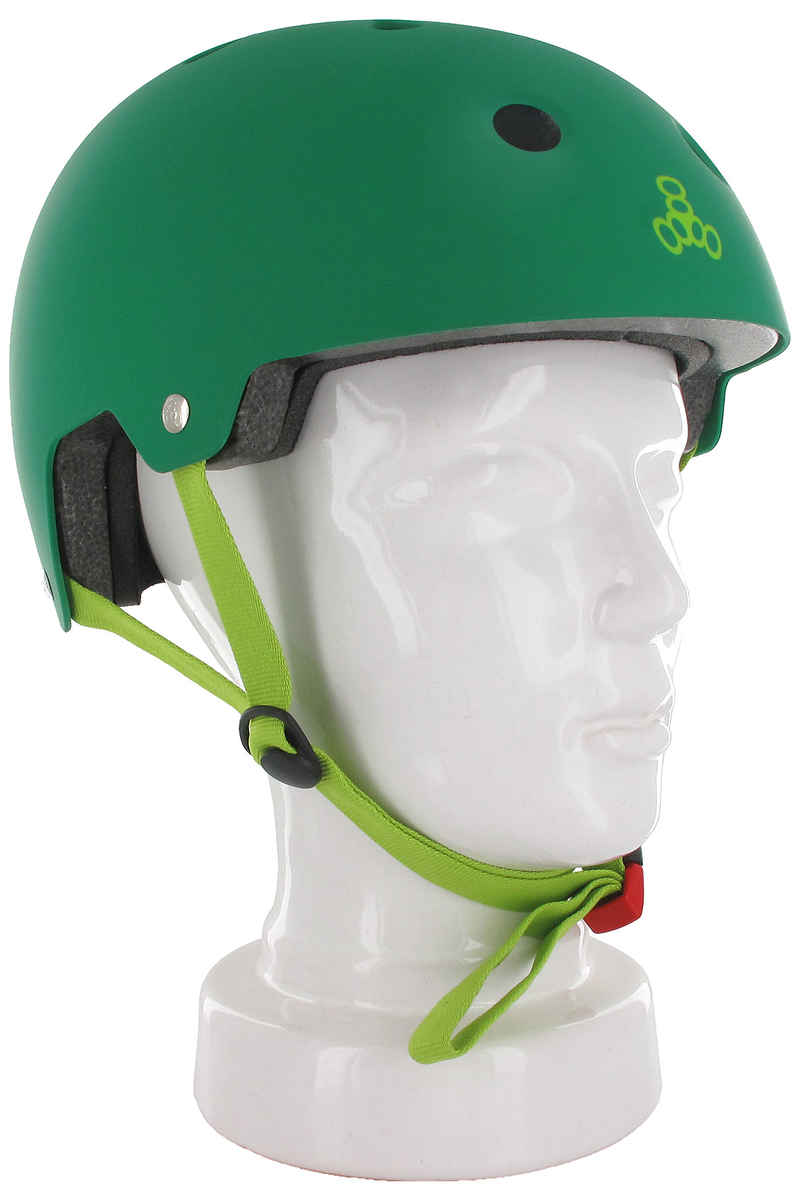 Triple Eight Brainsaver Helmet (green rubber)