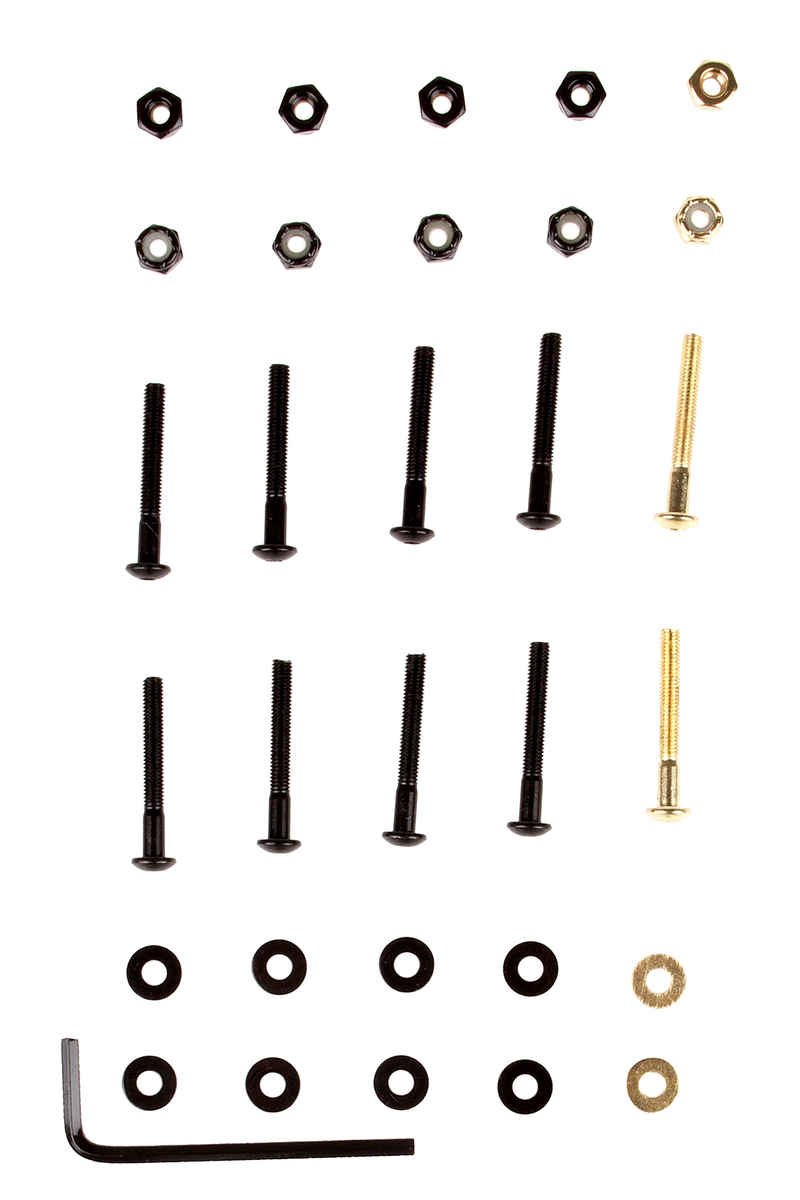 SK8DLX Premium Bolts 1 1/2" Kit di montaggio Testa cilindrica con calotta Esagono cavo