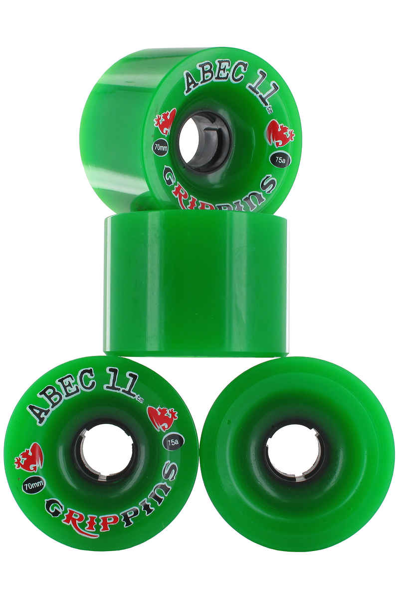 ABEC 11 Grippins Wheels (green) 4 Pack 70mm 75A