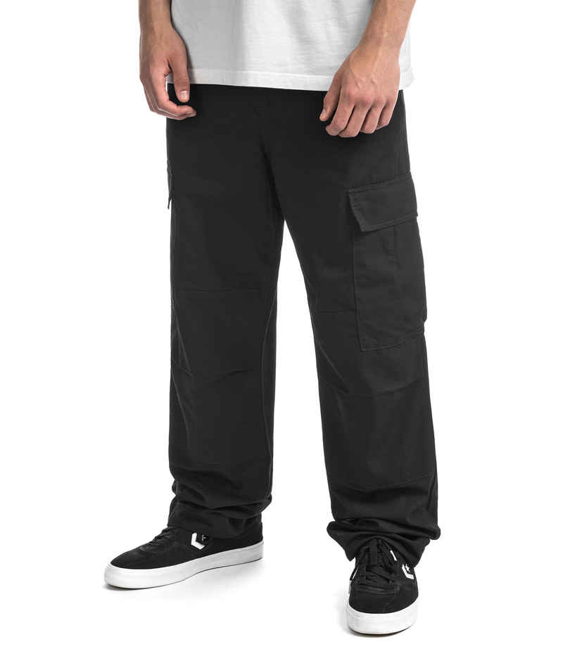 Carhartt WIP Regular Cargo Pant Columbia Pants (black rinsed) buy at ...