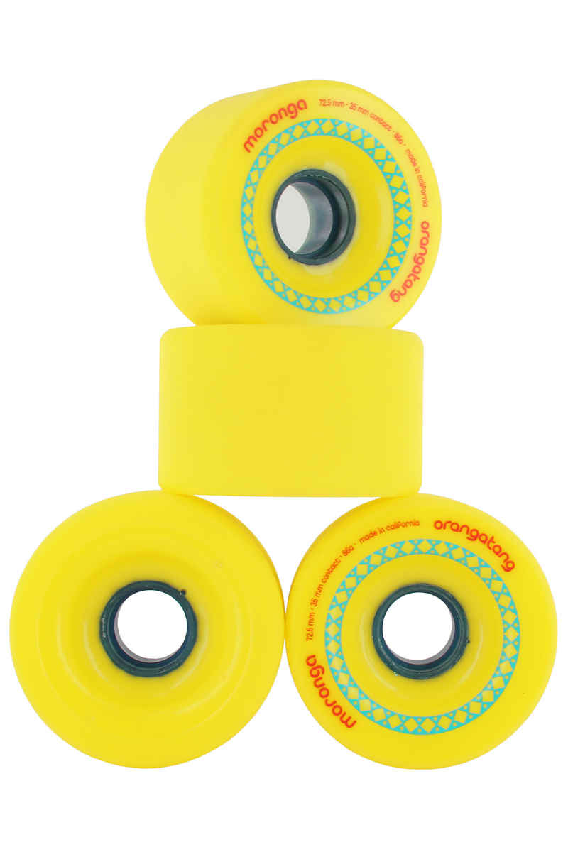 Orangatang Moronga Rollen (yellow) 4er Pack 73mm 86A