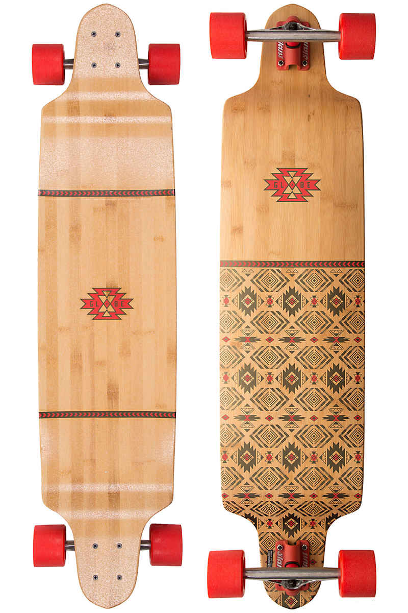 Globe Bannerstone 41" (104,1cm) Complete-Longboard (red bamboo)