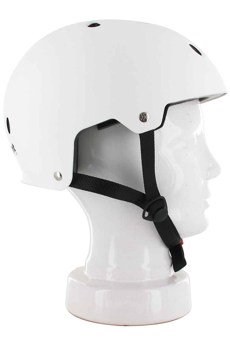 Triple Eight Dual Certified Brainsaver Casque (white rubber)