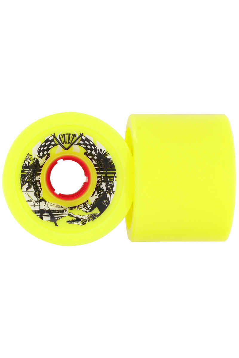 Cult Daredevil 72mm 84.5A Wiel (yellow) 2 Pack