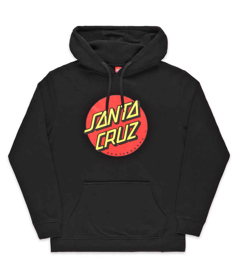 Santa Cruz Classic Dot sweat à capuche (black)